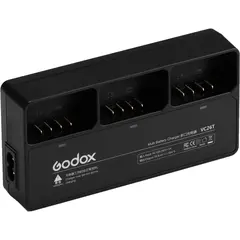 Godox VC26T Multi-Battery Charger for V1 Plass til å lade 3stk VB26 batterier
