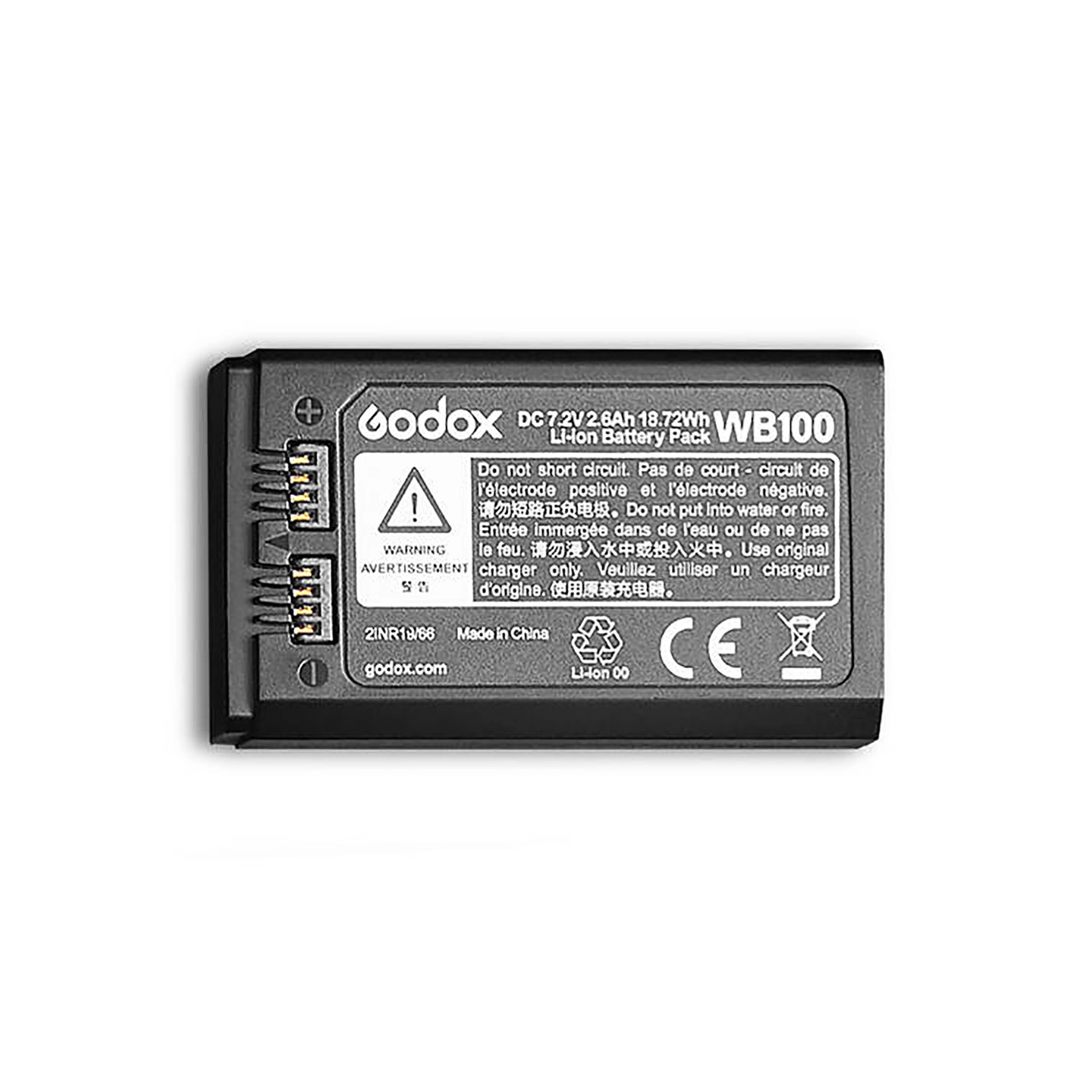 Godox WB100 Li-Ion Battery for AD100pro Originalbatteri til blits