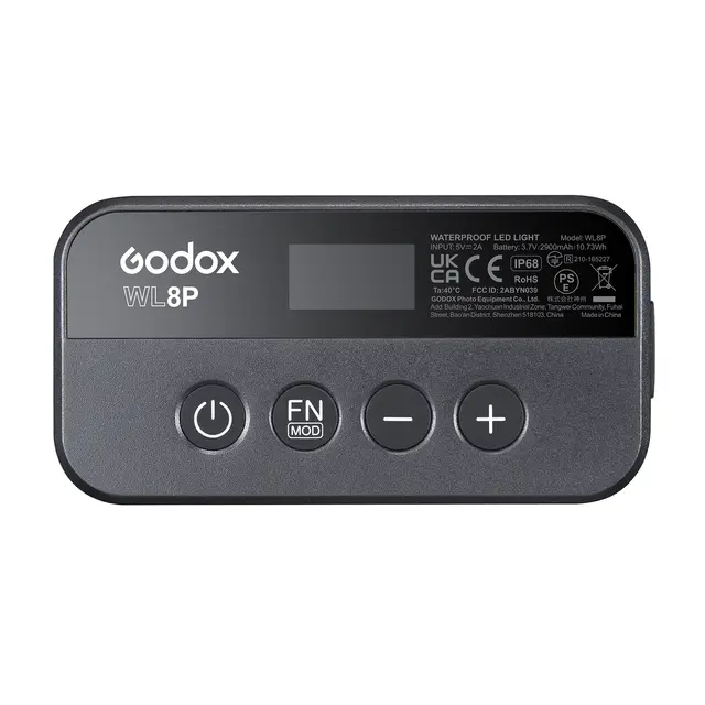 Godox WL8P Waterproof LED Light Vanntett LED lampe 10 meter Bi-Color 
