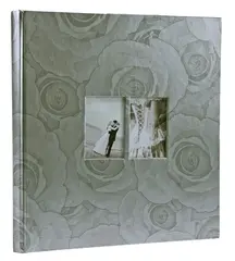 Goldbuch Bryllupsalbum Silver Roses 30x31 Sølv 60 sider
