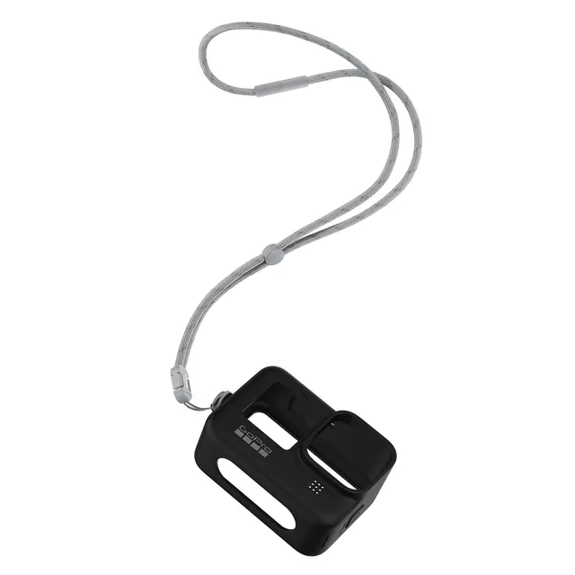 GoPro Sleeve + Lanyard Black For HERO 9/10/11/12  Black 