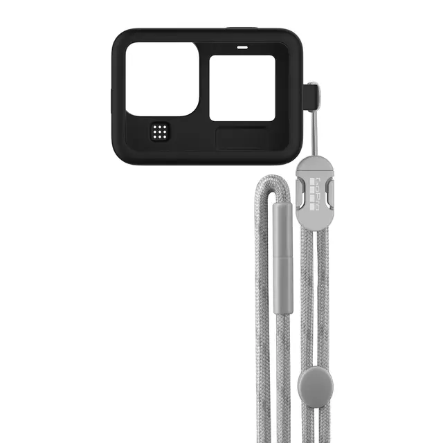 GoPro Sleeve + Lanyard Black For HERO 9/10/11/12  Black 