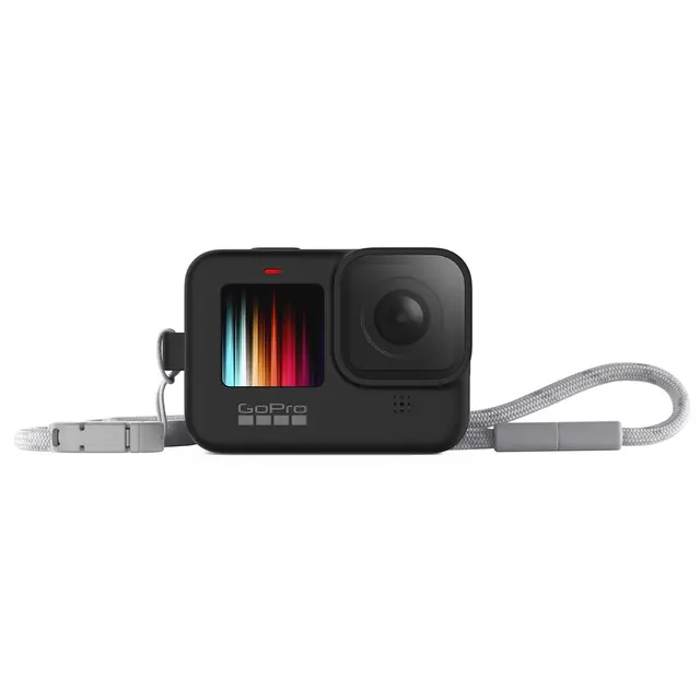 GoPro Sleeve + Lanyard Black For HERO 9/10/11/12  Black 