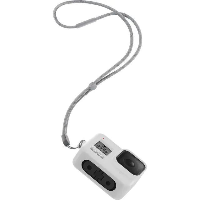 GoPro Sleeve + Lanyard White Hot HERO8 Black 