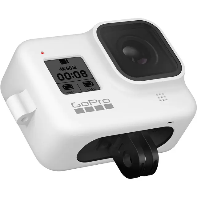 GoPro Sleeve + Lanyard White Hot HERO8 Black 