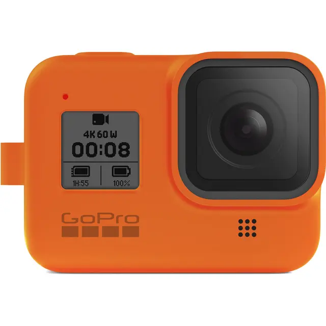 GoPro Sleeve + Lanyard Hyper Orange HERO8 Black 