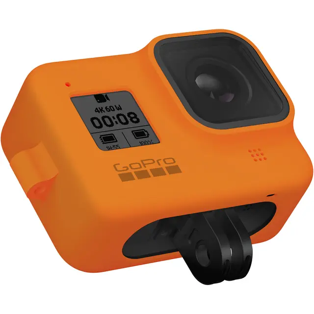 GoPro Sleeve + Lanyard Hyper Orange HERO8 Black 