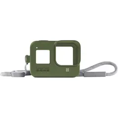 GoPro Sleeve + Lanyard Turtle Green HERO8 Black