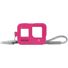 GoPro Sleeve + Lanyard Electric Pink HERO8 Black