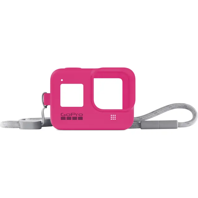 GoPro Sleeve + Lanyard Electric Pink HERO8 Black 