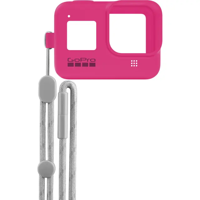GoPro Sleeve + Lanyard Electric Pink HERO8 Black 