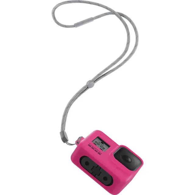 GoPro Sleeve + Lanyard Electric Pink HERO8 Black 
