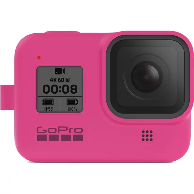 GoPro Sleeve + Lanyard Electric Pink HERO8 Black 