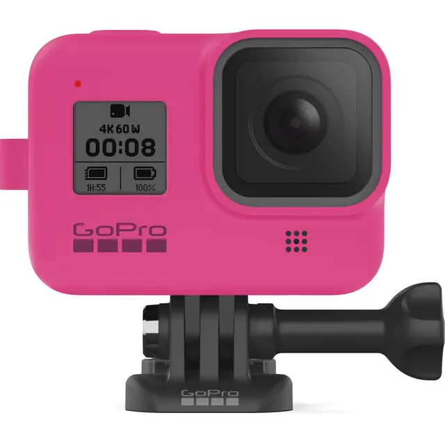 GoPro Sleeve + Lanyard Electric Pink HERO8 Black 