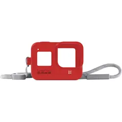 GoPro Sleeve + Lanyard Firecracker Red HERO8 Black