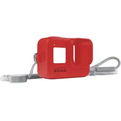 GoPro Sleeve + Lanyard Firecracker Red HERO8 Black