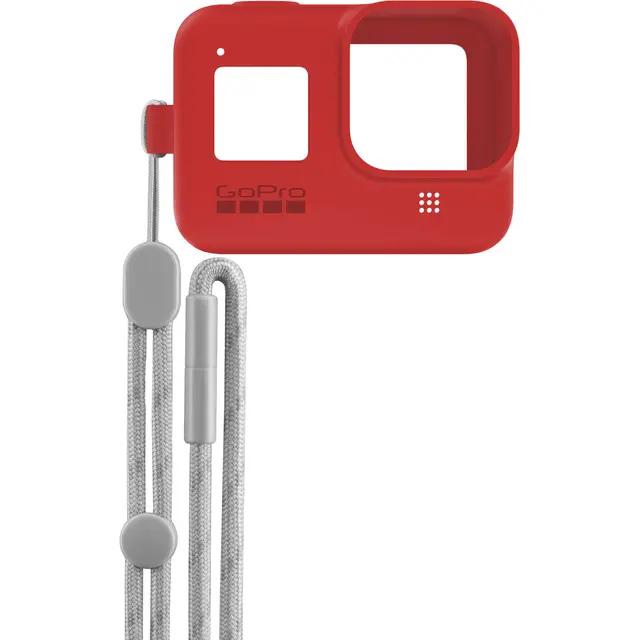 GoPro Sleeve + Lanyard Firecracker Red HERO8 Black 