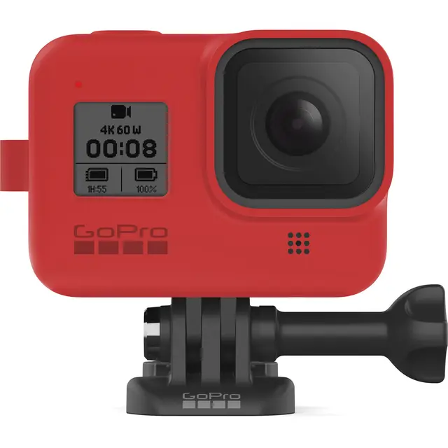 GoPro Sleeve + Lanyard Firecracker Red HERO8 Black 