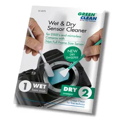 Green Clean Wet &amp; Dry Sensor Cleaner 4pk 4pk Sensor Swab for APS-C sensor