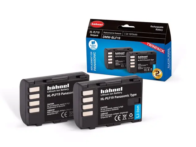 Hähnel batteripakke Panasonic HL-PLF19 Twin pack 