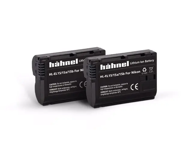 Hähnel batteripakke Nikon HL-EL15HP Twin pack 