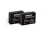 Hähnel batteripakke Fuji HL-F126S 2pk Twin pack. Erst. Fujifilm NP-W126S