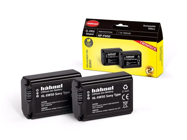 Hähnel batteripakke Sony HL-XW50 Twin pack 