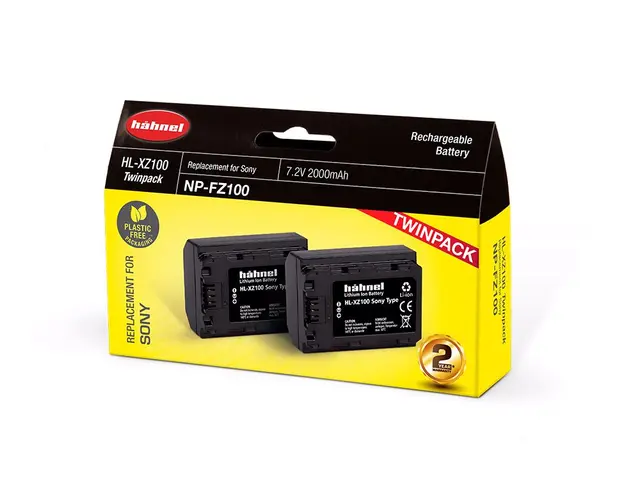 Hähnel batteripakke Sony HL-XZ100 Twin pack 