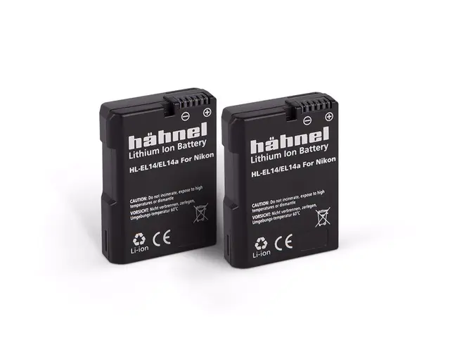 Hähnel batteripakke Nikon HL-EL14 / 14a Twin Pack 