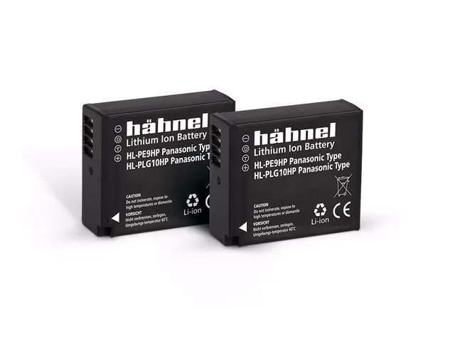 Hähnel batteripakke Panasonic HL-PLG10HP Twin pack. Erstatning DMW-BLG10E 