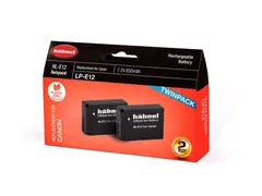 Hähnel batteripakke Canon HL-E12 Twin pack