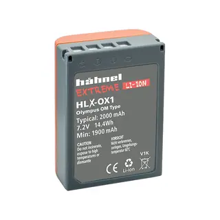 Hähnel Battery Extreme Olympus HLX-OX1 Tilsvarer Olympus BLX-1