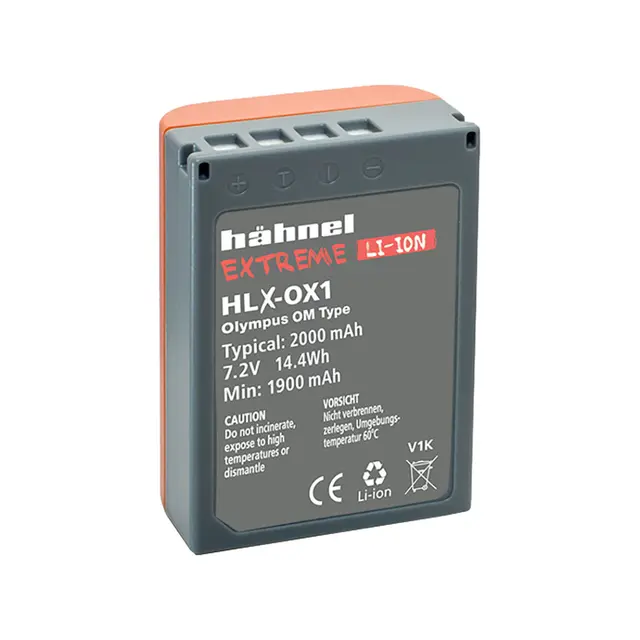 Hähnel Battery Extreme Olympus HLX-OX1 Tilsvarer Olympus BLX-1 