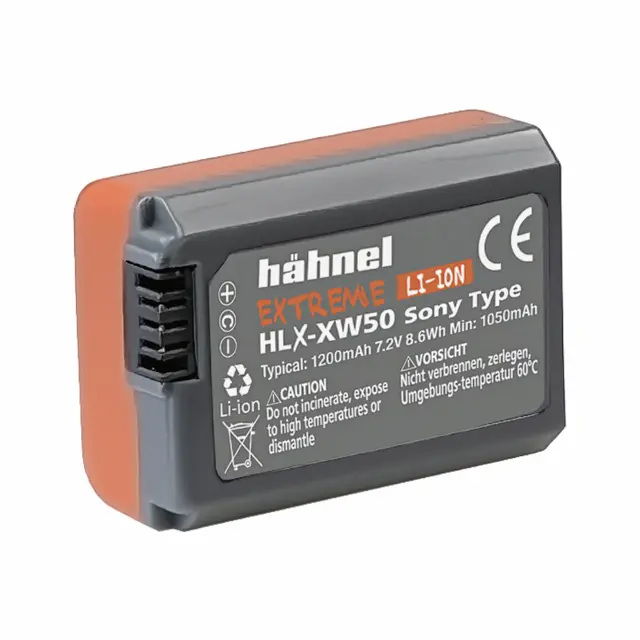 Hähnel Batteri Extreme HLX-XW50 Tilsvarer Sony NP-FW50 