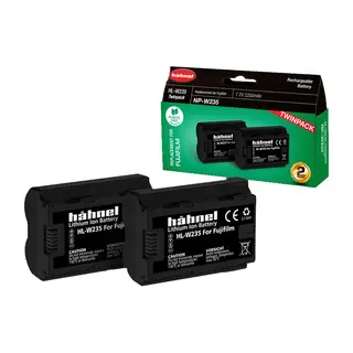 Hähnel Batteri Fuji HL-W235 2-pack Tilsvarer Fuji NP-W235