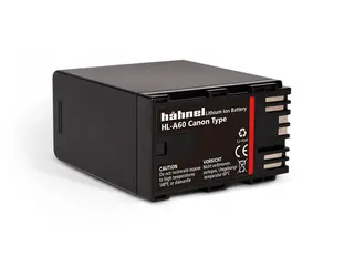 H&#228;hnel Batteri Canon HL-A60 Tilsvarer Canon BP-A60. 6800mAh
