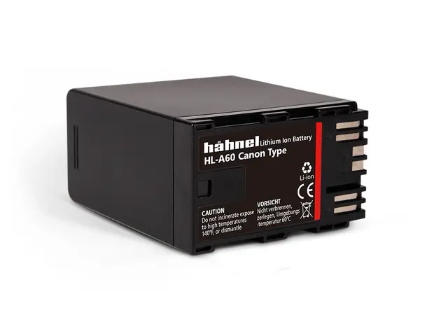 Hähnel Batteri Canon HL-A60 Tilsvarer Canon BP-A60. 6800mAh 