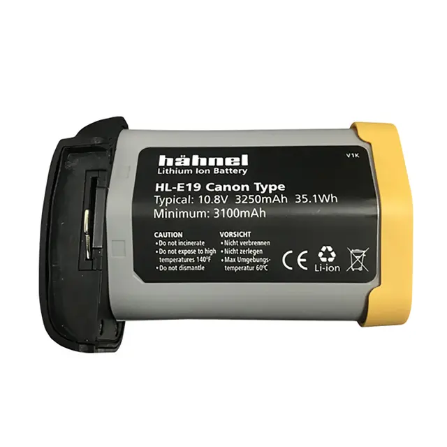 Hähnel Batteri HL-E19 Tilsvarer Canon LP-E19 