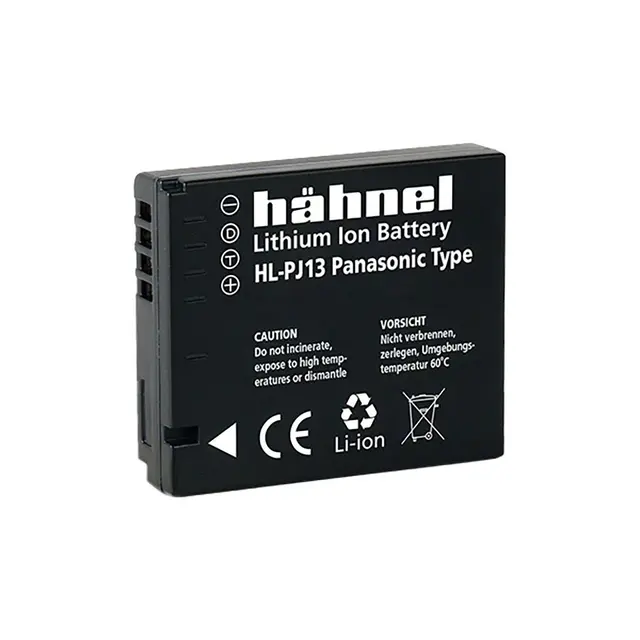 Hähnel Batteri Panasonic HL-PJ13 Tilsvarer Panasonic DMW-BCJ13 