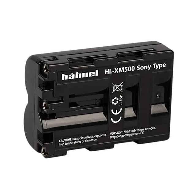 Hähnel Batteri Sony HL-XM500 1400mAh, 7,2V. Erstatter Sony NP-FM500 