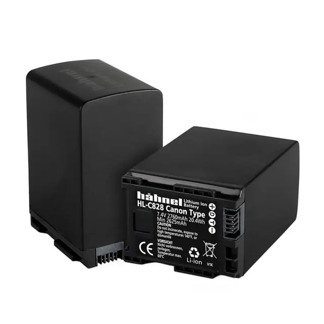 Hähnel batteri Canon HL-C828 Erstatning for Canon BP-827 / BP-828 