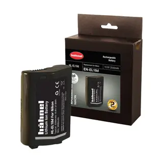 H&#228;hnel Batteri Nikon HL-EL18d Erstatter EN-EL18D