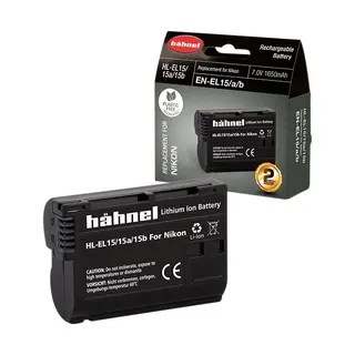 Hähnel Batteri Nikon HL-EL15/15A/15B Erstatter EN-EL15/15A/15B