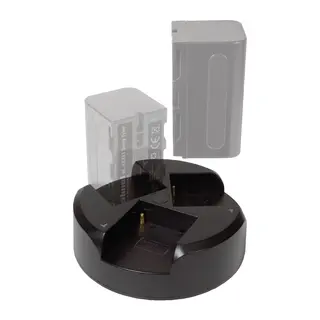 H&#228;hnel Trio lader L-Series (NP-F) NP-F lader for 3 batterier