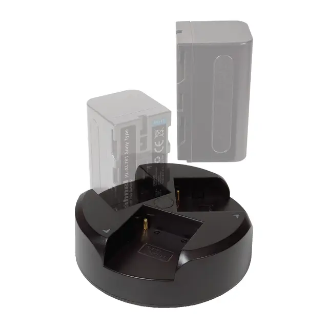 Hähnel Trio lader L-Series (NP-F) NP-F lader for 3 batterier 