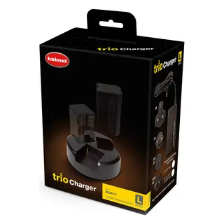 H&#228;hnel Trio lader L-Series (NP-F) NP-F lader for 3 batterier