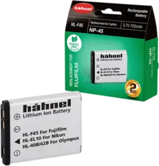 H&#228;hnel Batteri HL-F45/NP-45 Fujifilm Tilsvarer ogs&#229; Leica BP-DC17