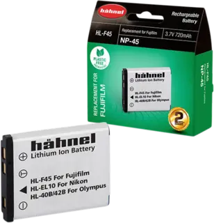 Hähnel Batteri HL-F45/NP-45 Fujifilm Tilsvarer også Leica BP-DC17