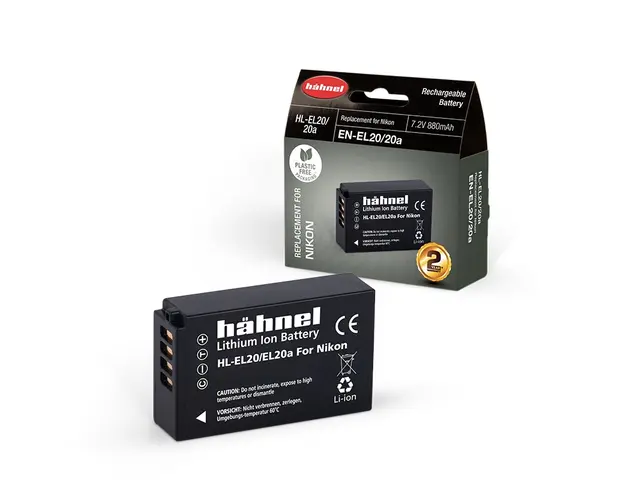 Hähnel Batteri Nikon HL-EL20 Tilsvarer Nikon EN-EL20/20A 