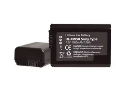 H&#228;hnel HL-XW50 Batteri 1000 mAh (Sony NP-FW50 erstattning)